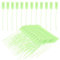 HOMSFOU 100st Produktetikett Kabelbinder Reißverschluss Etiketten Bindeschlaufe Zip-tag-etiketten Anti-fälschungs-kabelbinder Schleifenkabel Für Schilder Markierungsetikett Pp Light Green