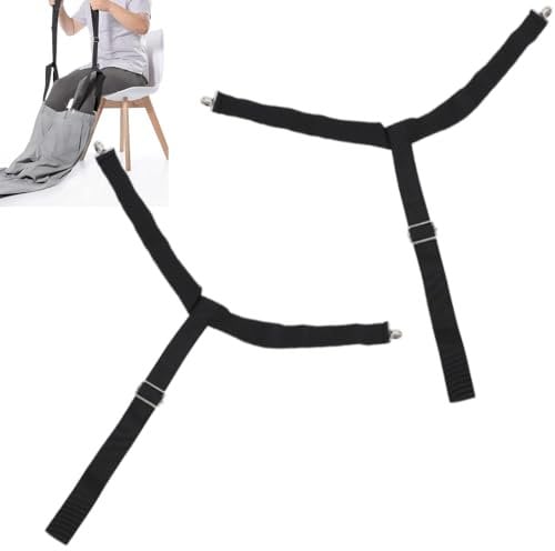 2-teilige Anziehhilfe mit Metallclip, verstellbare Anziehhilfe zum Hochziehen von Hosen für Behinderte, ältere Menschen, Senioren, schwangere Frauen und behinderte Menschen