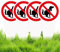 Mineup 4 Stück Steckschilder Kein Hundeklo, 30x15 Cm Steckschild Hier Ist Kein Hundeklo, XXL Warnung Hundeklo Verboten Pfahl, Hinweisschild Verbot Hund, Hinweisschild Keine Hundetoilette