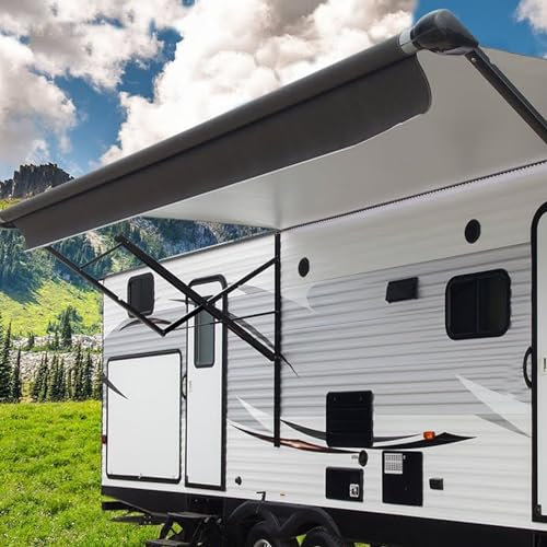 Akozon 4pcs Patio RV Markisen -Arm Slider Catch, Starke Stabilisierungsunterstützung, Passt AE 8500 900 Markisen, Ideal für Wohnmobile und