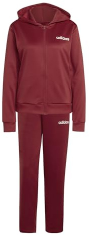 adidas Women's ESSENTIALS LINEAR TRACKSUIT, active maroon, XXL