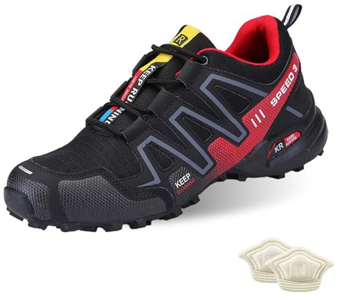 OrthopäDischer Lauf- & Wanderschuh - Unisex, Ortho Trekking Schuhe Herren, Orthotrekking-Ergonomischer Schmerzlindernder Trekking U-Wanderschuh (H, Erwachsene, 46, Numerisch, EU Schuhgrößensystem, M)