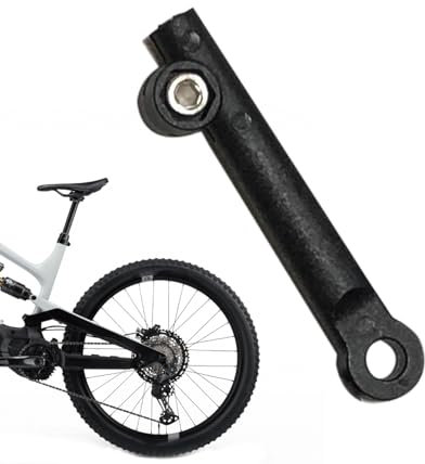 Qidures Cadre de support de garde-boue de vélo, adaptateur de support de fourche réglable, pièces de garde-boue réglables, adaptateur de montage de fourche résistant aux intempéries, pièces de