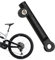 Qidures Cadre de support de garde-boue de vélo, adaptateur de support de fourche réglable, pièces de garde-boue réglables, adaptateur de montage de fourche résistant aux intempéries, pièces de