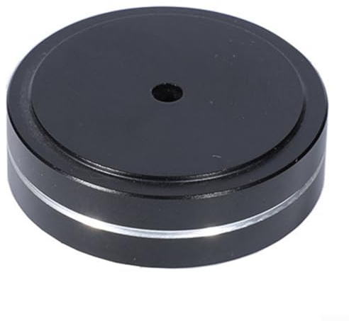 UTTASU Isolationsfüße für Audioausrüstung, Aluminium-Stoßdämpfer-Pads, Anti-Vibration, Ständer für Lautsprecher, Subwoofer, CD-Player, DVD-Player mit hochdichter Silikonbasis, 4 Stück (50 x 15 mm)