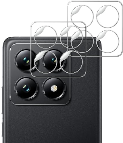 QUITECO Protector Lente Cámara para Xiaomi 14T Pro [2 Piezas] Vidrio Cristal Templado Cámara Trasera