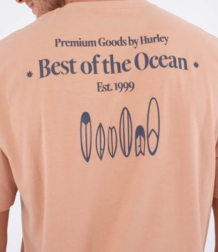 Hurley Herren T-Shirt Short Sleeve Men - Printing Press Biriri T-Shirt