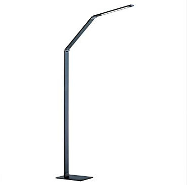 Fischer & Honsel Stehleuchte Geri 1x LED 11,0 Watt, anthrazit-grau, 4 Stufen CCT, 4 Stufen Dimmer, 45841, 36 x 17 x 133 cm (LxBxH), 550 lm, 2700 K / 3800 K / 5000 K / 6500 K