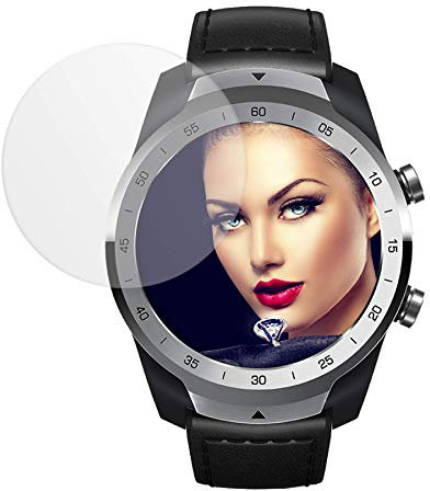 mtb more energy® Schutzglas kompatibel mit Ticwatch Pro/Garmin vívomove HR/Huawei Fit/kompatibel mit Suunto Ambit3 Run - 2.5D - Kratzfest - Glasfolie Tempered Glass