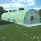 vidaXL Serra in Acciaio 36m² 1200x300x200 cm Verde Orto Riparo Piante Vivaio