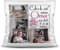 Print Royal Foto-Kissen inkl. Füllung zum Selbstgestalten - für Oma - mit eigener Collage und Spruch - Bestes Fotogeschenk/Geburtstagsgeschenk - Kissen Polyester - Weiß