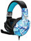 TECHMADE Casque Gaming multimédia Camouflage Bleu