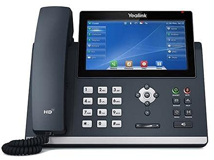 Yealink T48U Yealink Ultra Elegant Touch Screen IP Phone, 16 Lines, 7 Inch Colour Touch Screen Display, Dual USB Ports, Dual Port Gigabit Ethernet, PoE, Power Supply Not Included