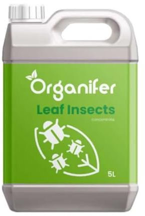 Concentré Pour Feuilles De Plantes – Insectes - 5 Litres - 5000 M2 - Catégorie Biostimulant – Pour Plantes D'Intérieur – Pour Jardin, Rosiers, Fleurs, Légumes, Fruits - Organifer