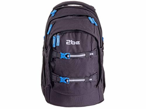2be Schulrucksack 66320 Ergo School Backpack Black
