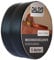 Dalsys 5m Plinthe souple autoadhésive noir, profilé finition PVC pour joints