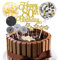 Jxuzh Cake Topper 80 Kuchendeko Gold Happy Birthday Tortendeko Schwarz Kuchen Deko Frau Geburstagstorte