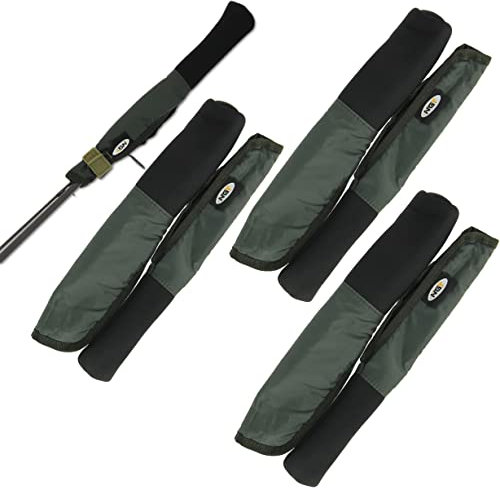 3 Pairs Rod Protectors Tip & Butt NGT CAMO Neoprene for Fishing Carp Coarse Rods