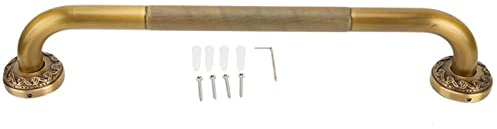 Haltegriff Dusche, 42 cm rutschfester Metall-Haltegriff für Badezimmer, Badegriff aus Kupfer für Senioren und Kinder, Farbe Bronze