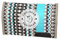EQUIGEAR Western Show Horse Satteldecke aus neuseeländischer Wolle, Western-Design, handgefertigte Satteldecke, Wollpolster, Sensor Flex (Anpassung möglich), WW17 (34x36)