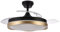 FABRILAMP AKUNADECOR Ventilador Aspas Desplegables Blondi Negro-oro Motor Dc Led 3 Temperaturas