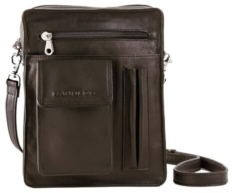 HAROLD'S Leder Umhängetasche Country Shoulderbag Brown dunkelbraun