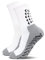 ZAKASA Fussball Grip Socken Herren: Antirutsch Sport Fußballsocken Männer ABS Rutschfeste Herren Anti Rutsch Socken mit Noppen EU 43-46 Weiß-1 Paar