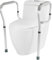 Toilet Safety Frame, Toilet Safety Rails Grab Bars for Seniors, Elderly, Handicapped Disabled, Adjustable Height/Width, Aluminum Alloy Toilet Armrest Free Standing with Non-Slip Rubber Feet