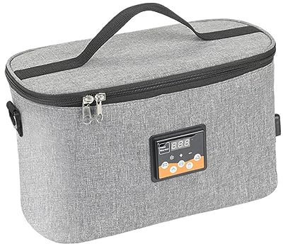 FUNOMOCYA Babyflaschenwärmer Mit Konstanter Temperatur Wärmetasche Fürs Auto Und Milchflaschen Aufbewahrungstasche Großes Tragbares Fassungsvermögen