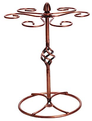 COLLBATH Portabicchieri Da Vino in Metallo Retrò Di Asciugatura Ad Aria Per Bicchieri Adatto Per Cucina Sala Da Pranzo Bar Ristorante