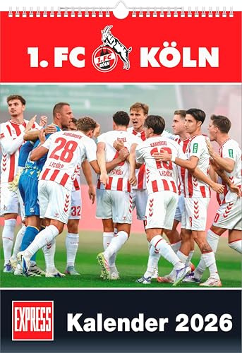1. FC Köln 2026 - Fußball-Kalender - Express-Fankalender - Wandkalender 29,7 x 42 cm: Kalender 2026