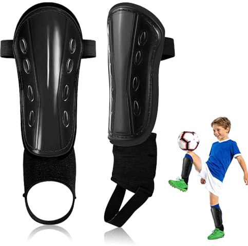 Casenly Protege Tibia Foot Enfant, Protège-Tibias de Football pour Enfant avec Protection Cheville, Protège Tibias Réglables, Protège-Jambières pour Garçons et Filles à Partir de 3 à 7 Ans Adolescent