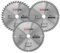 Saxton TCT184MXB20B Lames de scie circulaire 184 mm x 40, 60 et 80 dents x alésage 20 mm (anneau 16 mm)