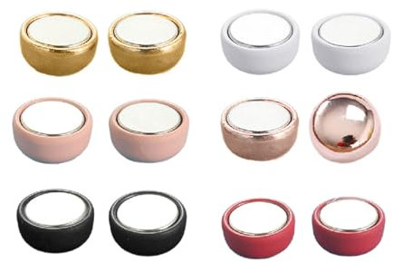 6 Paare Praktische Schalhalter Magnetische Knöpfe Schals Pin Kerchief Pin Schalhalter Kleidungszugriffe Für Frau