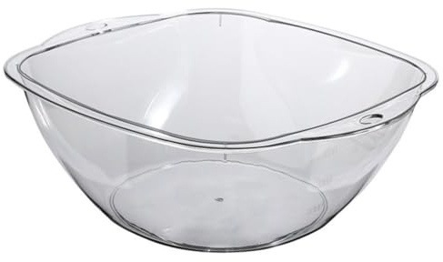 HAMPPLIES Plastic Wash Basin Salon Washing Basin Medium Size Thickened Face Cleansing Tub for Home and Skin Care Use