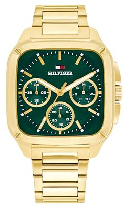 Tommy Hilfiger Multi Zifferblatt Quarz Uhr für Herren - Erhältlich aus Edelstahl oder Lederarmband