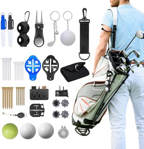 Furtryvl Urlaubs-Countdown-Kalender, 24 Tage, Golf-Zubehör, Countdown bis Urlaub, für Damen, Herren, Teenager, Jungen, Mädchen, Vater, Ehemann, Sportliebhaber