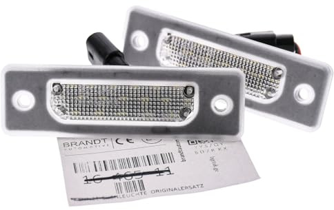 BRANDT AUTOMOTIVE Kennzeichenleuchten LED kompatibel mit Bmw 7er E32 5er E34 auch M5 Limousine Alpina B10 Kennzeichenbeleuchtung