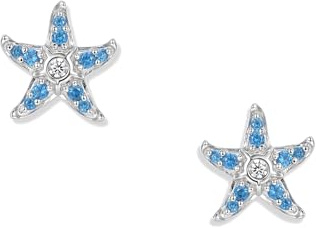 Seinerzeit FLORA & FAUNA Sonja Blue Seestern Ohrringe