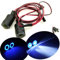 17mm 2 LEDs Angel Eyes Light Licht Scheinwerfer/Rücklicht für 1:10 RC Crawler Car (Blau + Weiß)