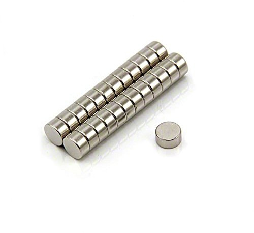 N42 Neodymium Magnet for Arts, Crafts, Model Making, DIY, Hobbies, Office, and Home - 6mm dia x 3mm thick - 0.9kg Pull - Pack of 1000