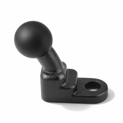 Universelle Motorrad Spiegelhalterung, Robuste Kugelbasis und 10mm Loch GPS Halterung für Windschutzscheibe for Biker Fahrer und Reisende