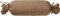 Erwin Müller Nackenrollenbezug Single-Jersey Murnau - braun Größe 40x15 cm Ø - bügelfrei, strapazierstark, elastisch, mit Bindeband