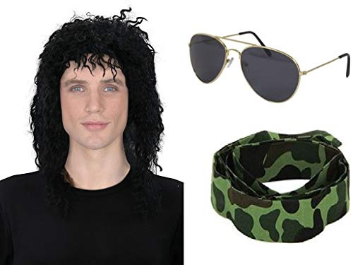 Mega_JumbleSale® Men's Army Military RAMBO T.V Film Movie / Combat Military G.I Jane Fancy Dress Halloween Costume Hen/Stag Accessory