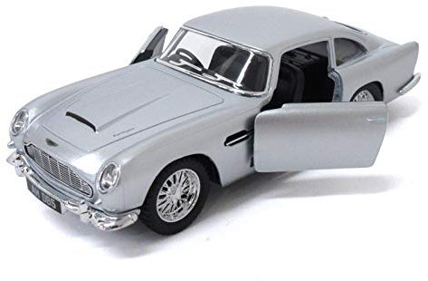 Kinsmart Aston Martin DB5 Modellauto Maßstab 1:38 Metalldruckguss Öffnungstüren Detailliert