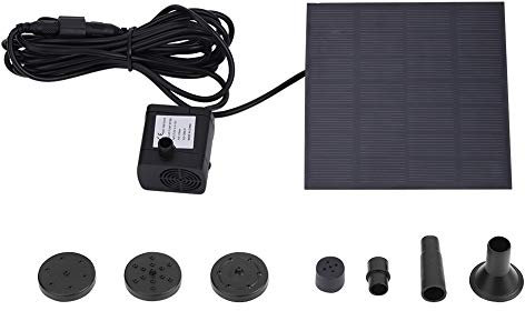MAGT Miniatur-Wasserpumpe Flüsterleiser Wasserpumpen-Gartenbrunnen, 1,2-W-Miniatur-Aquarienbrunnen-Teich-Solar-Tauchwasserpumpe, ideal for Brunnen, Teich, Aquarium Solar Brunnenpumpe