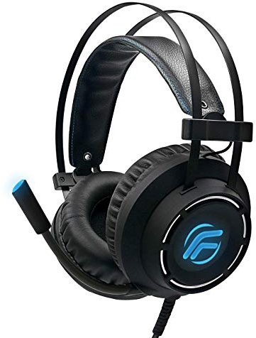Fenner Cuffie Gaming Soundgame ELITE compatibili con PS4,PS5,XBOX ONE, Nintendo Switch e PC. Cuffie con microfono omnidirezionale Cancellazione Rumore e Potenti Altoparlanti Over Ear