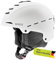 uvex Legend 2.0 - Skihelm für Damen und Herren - individuelle Größenanpassung - optimierte Belüftung - White-Black matt - 55-59 cm