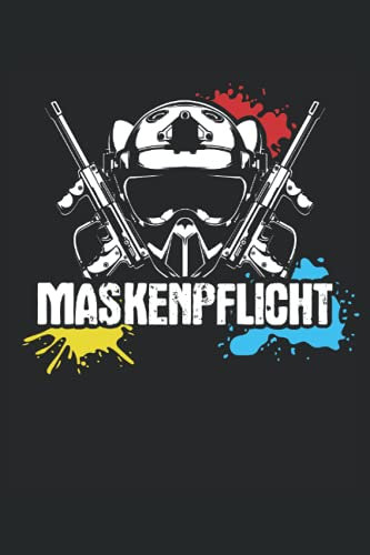 Lustiges Paintball Notizbuch (liniert) Paintballer