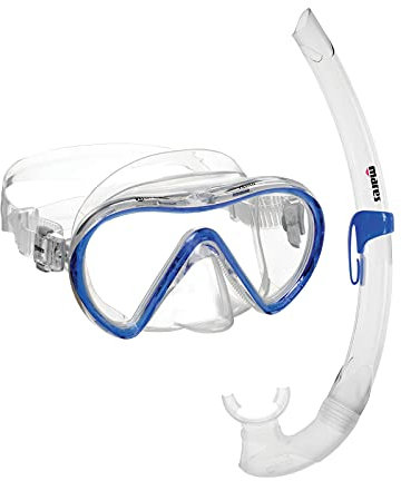 Mares Aquazone Combo Vento, Combo bestehend aus Maske und Schnorchel Erwachsene - Unisex, Blau